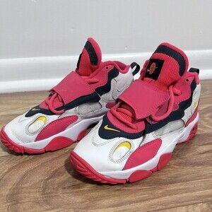 Nike Air Speed Turf Shoe Youth 4Y Sneakers Red And White Streetwear High Top